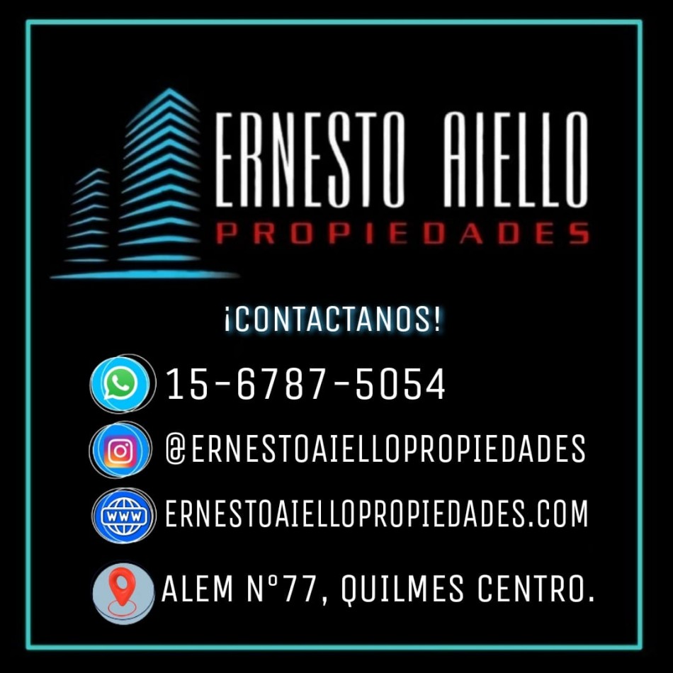 ALQUILER CASA EN ESQUINA DE 2 AMBIENTES CON COCHERA CUBIERTA Y PEQUEÑO PATIO