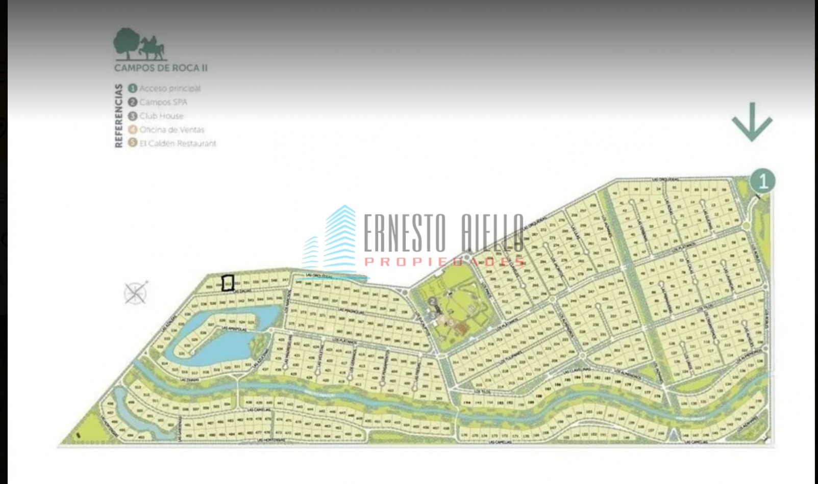 Am. VENTA Lote en Excelente Ubicacion - Campos de Roca II - Financiado