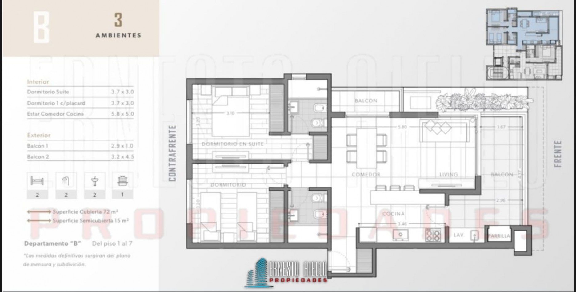Lavalle 925 Semipiso En Pozo - 6 A -