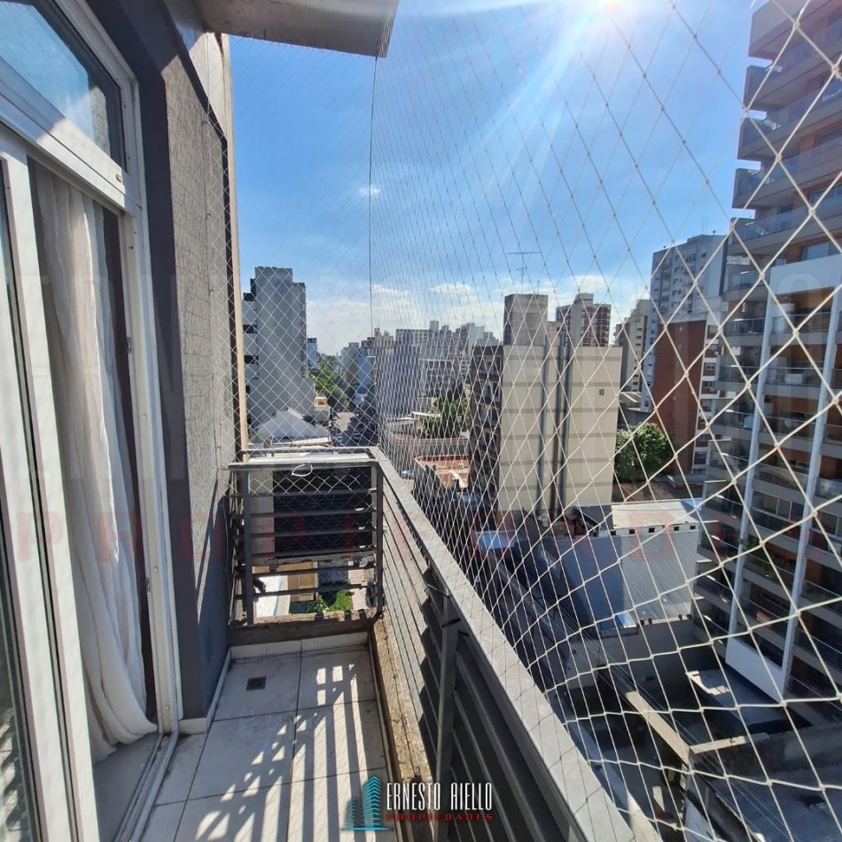 ALQUILER DEPARTAMENTO/OFICINA MUY EQUIPADO DE DOS AMBIENTES CON BALCON EN QUILMES CENTRO.