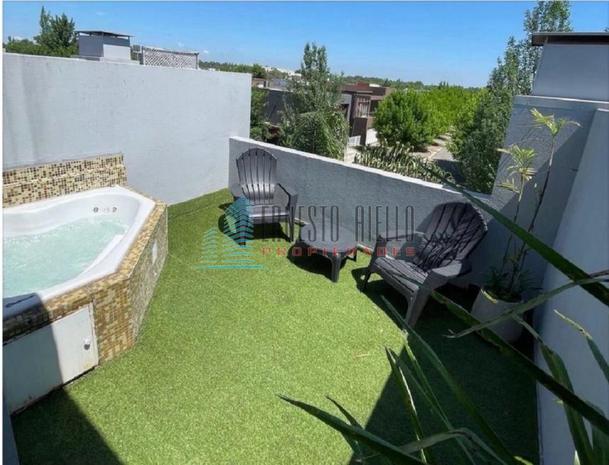 A. ALQUILER DOS AMBIENTES AMUEBLADO  BARRIO PRIVADO ALTOS DE HUDSON 2